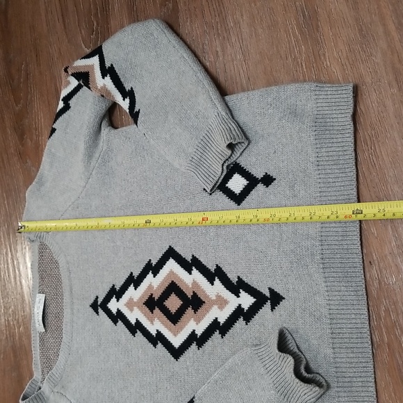 (M) Wanna B Me Knit Sweater Cozy Oversized Loungewear Eclectic Super Soft Warm - Picture 4 of 8
